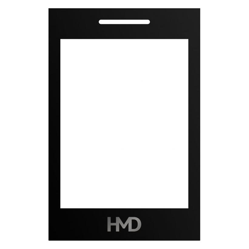 HMD Front Glass fur 130 Music, Black (60071881)