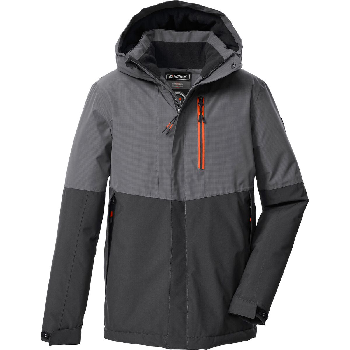 killtec KOW 222 Boys Jacket mittelgrau (00225) 140 43508-000-00225-140