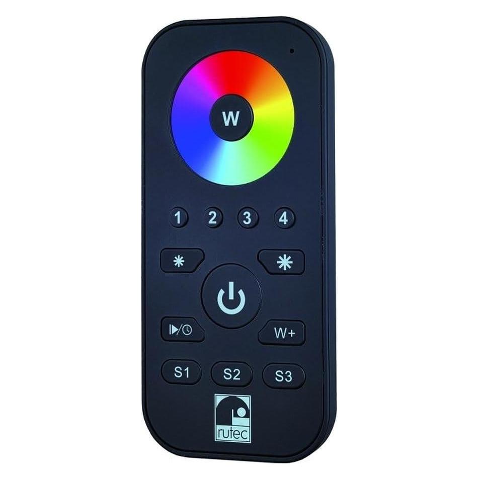 Rutec Funkhandsender 4-Kanal RGB+W 80479 mit Farbrad (f. Controller 80462) (Radio Frequency (RF)) (80479)