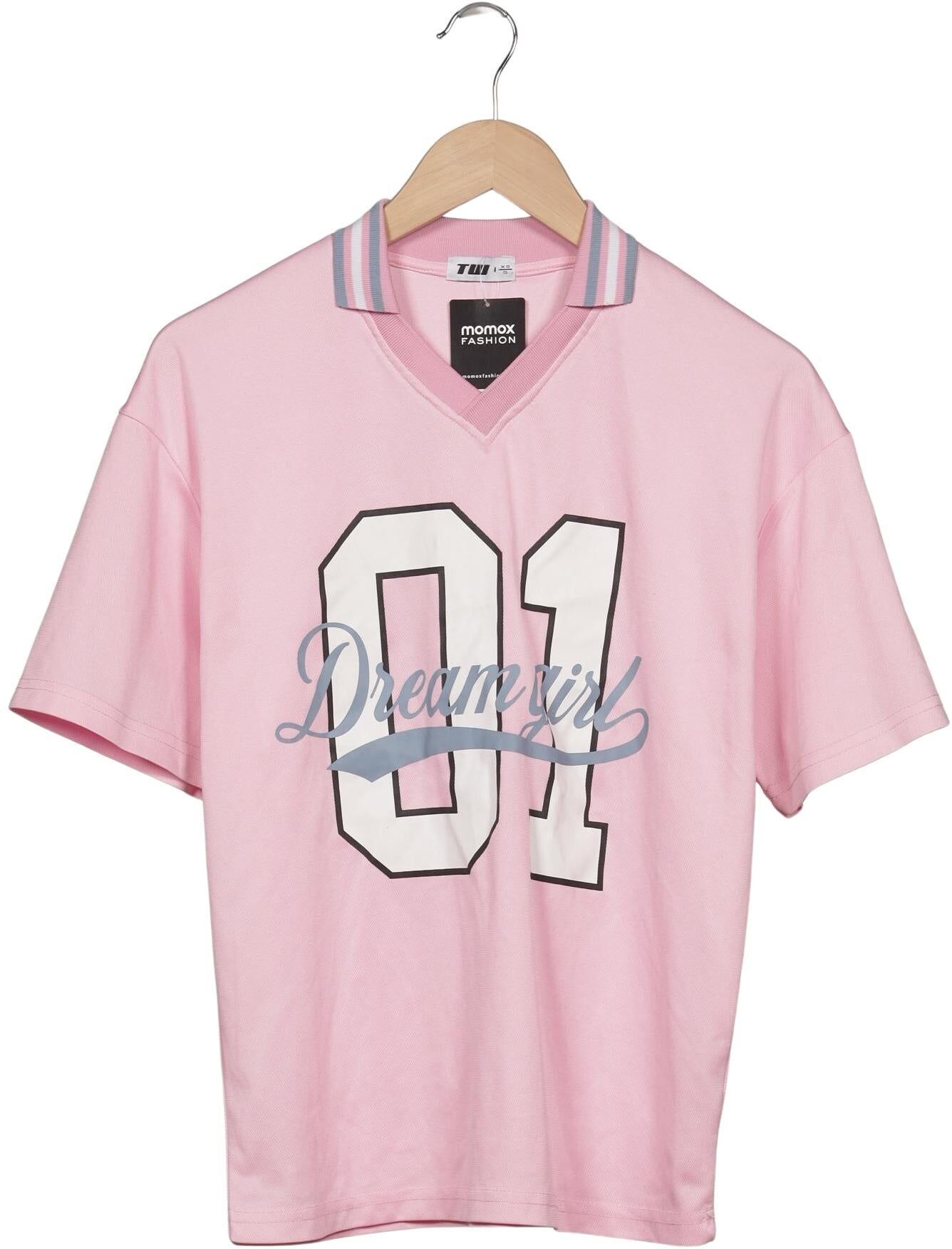 Tally Weijl Damen Poloshirt, Pink, Gr. XS, Synthetik - Second Hand