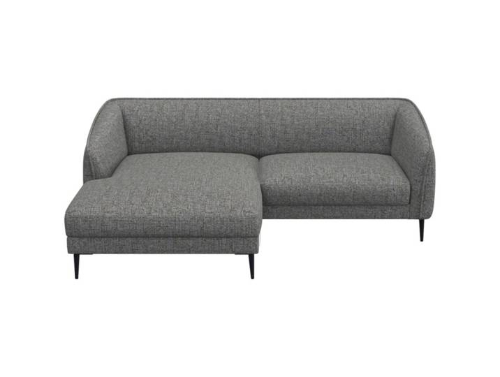 Ecksofa Fady Stoff flanellgrau B 238 T 74 cm