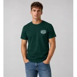 Deus Ex Machina für Herren. D263MTS162 Venice Address T-Shirt grün (XL), Lässig, Kurzarm, Bio-Baumwolle