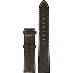 Certina - Leder Gold Sport Alligator Lederband Braun 20/18mm, Ohne Schnalle C610011534 - alligator,braun