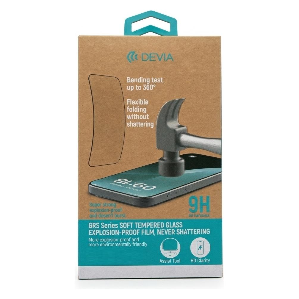 Devia hybrid glass GRS 9H Matrix Screen Protector for iPhone 15 Pro Max (1 Stk., Apple iPhone 15 Pro Max) (68668069)