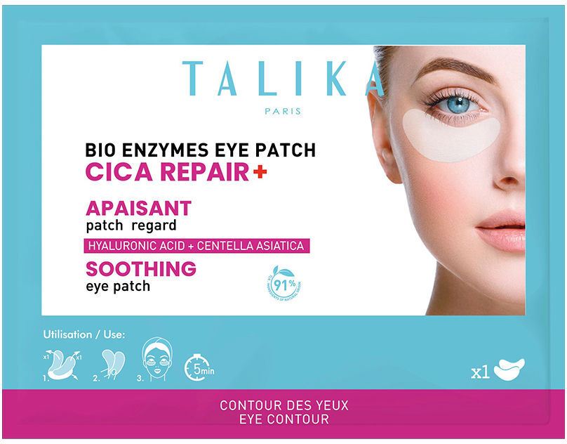 Talika Bio Enzymes Eye Patch Cica REPAIR+ máscara calmante para os olhos 1 unidade