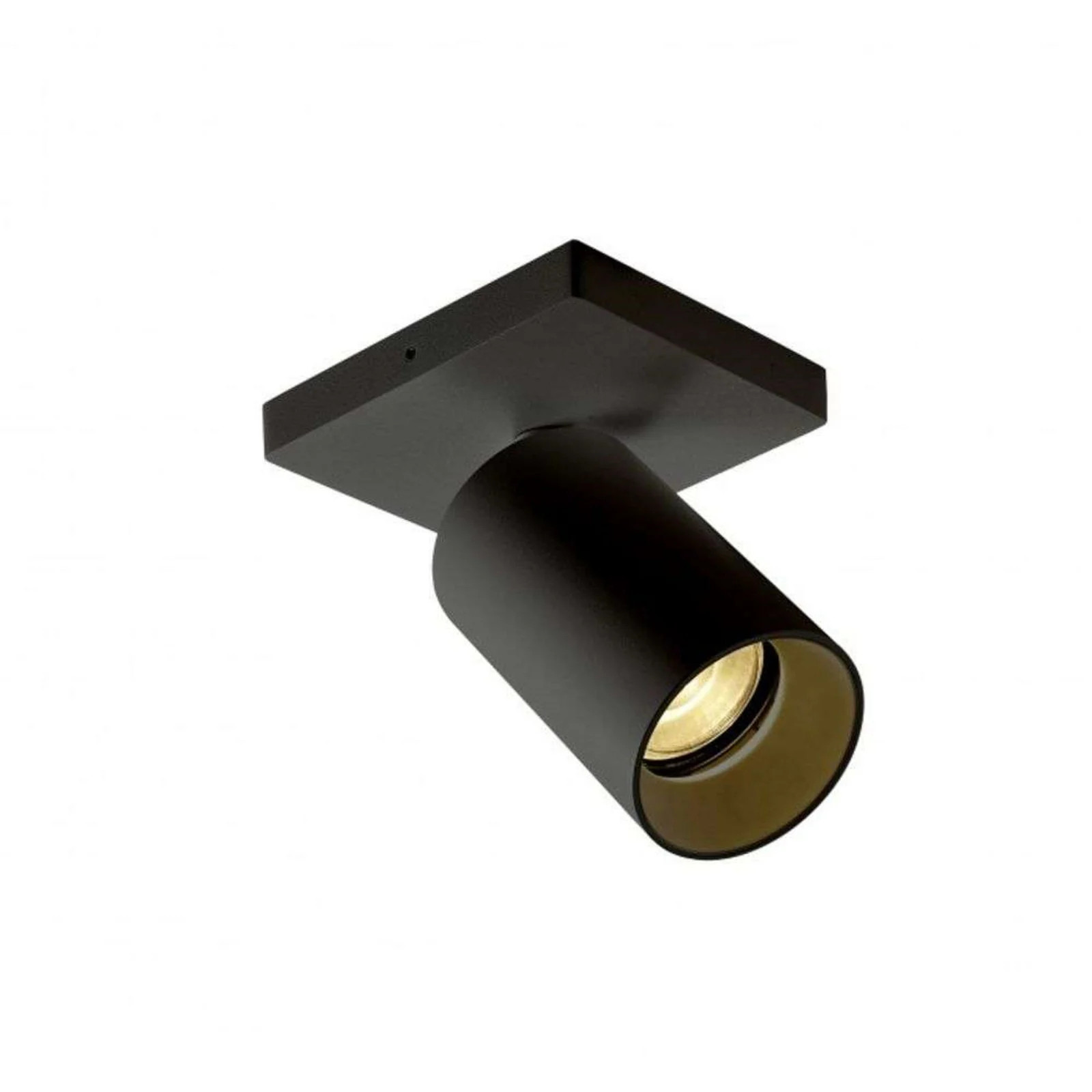 SpotOn1 Antidark Plafondlamp Zwart - Aluminium - Cilinder vorm