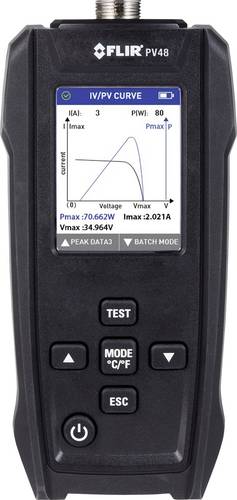 FLIR Solarpanel-Tester und I-V-Kennlinien-Tracer mit Temperaturmessungen PV48 Solar-Panel-Tester