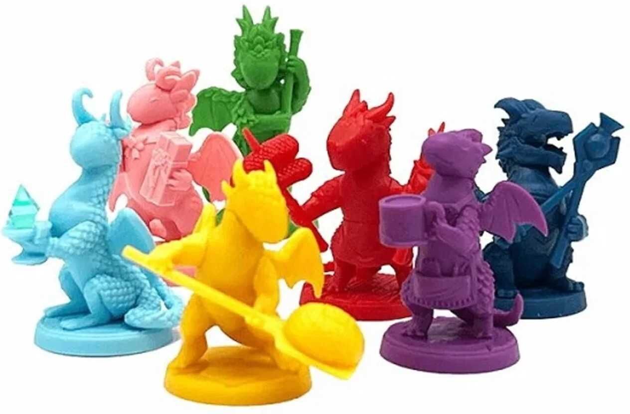 Flamecraft: Series 2 Dragon Minis for Board Game, Ages 8+, by Cardboard Alchemy
