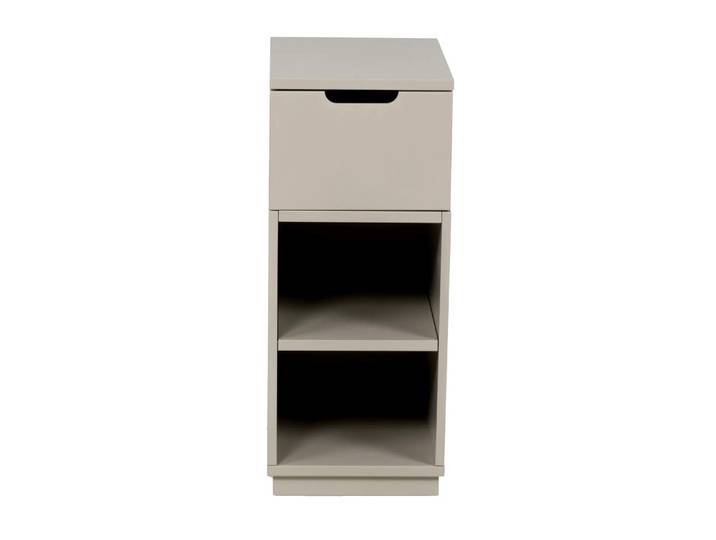 Mavis Table de chevet Aoko 72 cm 1 tiroir Beige