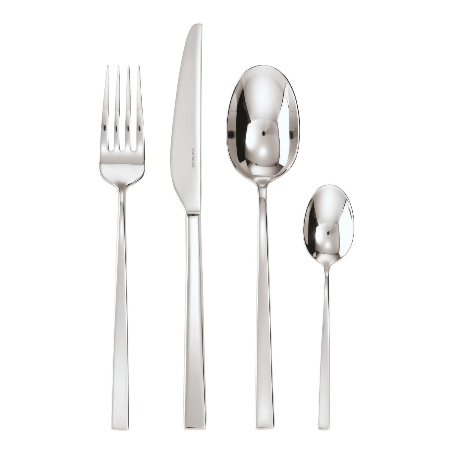 Sambonet S0035 Linea Q Besteck 24tlg.Hh.O., Edelstahl 18/10