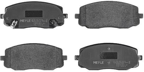 MEYLE 025 242 7516/W Brake pad set