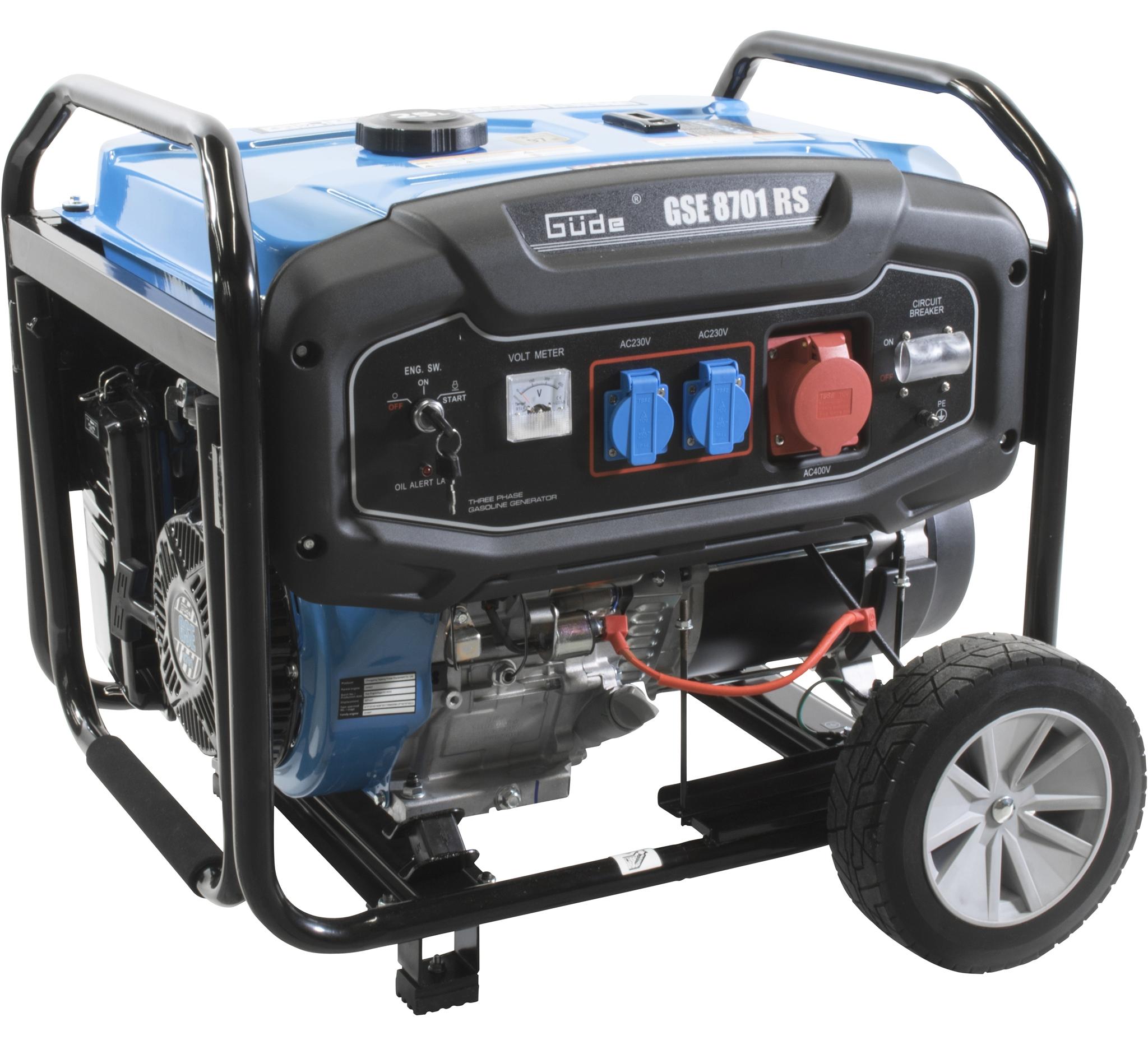Güde 40731 Stromerzeuger GSE 8701 RS Notstromaggregat 230 V Aggregat Generator