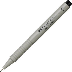 Faber-Castell Fineliner Ecco Pigment, schwarz, Strichbreite 0,4 mm, wasserfest und dokumentenecht