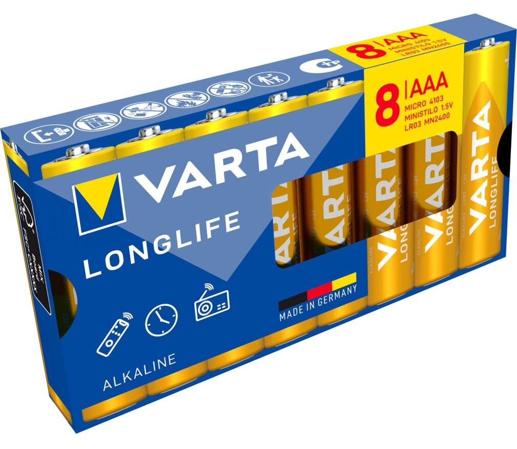 Varta LONGLIFE AAA LR03 microbatterij