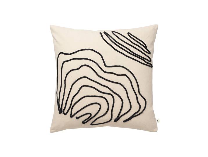 Ferm Living - Jot Kissen, 50 x 50 cm, natural