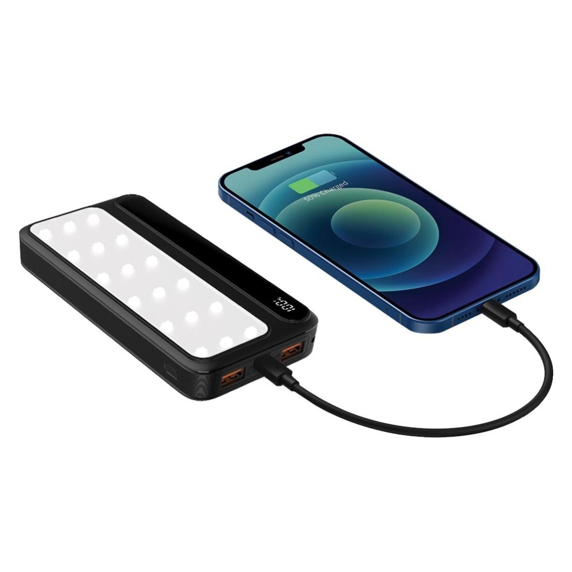 Rebeltec Powerbank P10 LCDPD 10 000mAh LAMP (10000 mAh) (RBLAKT00030)