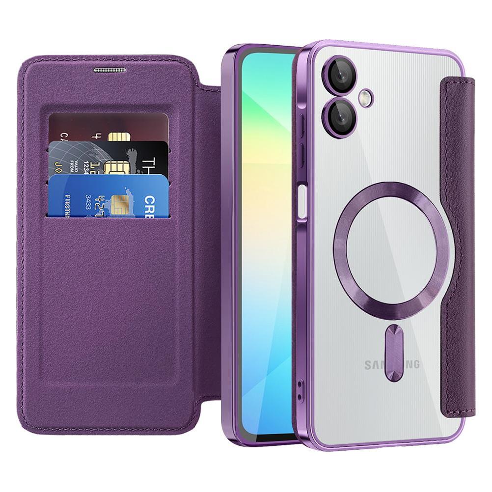 Techsuit - SmartMag Book Case - Samsung Galaxy A06 - Purple (Samsung Galaxy A06) (59433103)