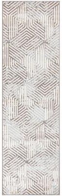 Nourison Grafix Indoor Grey Geometric Area Rug