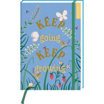 myNOTES Papeterie: Notizbuch A5 Cottage Style: Keep going keep growing, Notizbuch von , arsedition
