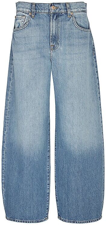 7 FOR ALL MANKIND Jeans Balloon Fit BONNIE CURVILINEAR hellblau   26 26