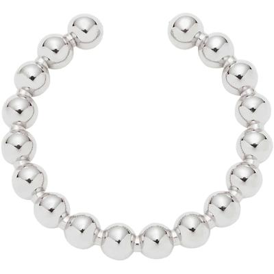 Ohrklemme CIAO BY LEONARDO "Earcuff Lollo CIAO", silber (edelstahlfarben), Ohrringe, Damen, 14mm, Edelstahl