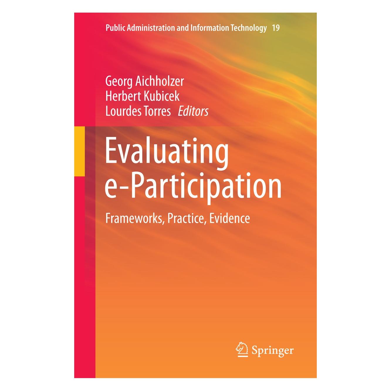 Springer Evaluating e-Participation (Englisch, Hardcover, Georg Aichholzer, Herbert Kubicek, Lourdes Torres) (9783319254012)