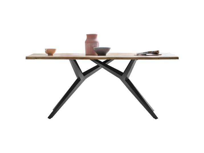 Esstisch Yael Akazie Natur Massivholz B 160 T 85 cm - Esstisch