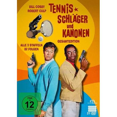 Tennisschläger und Kanonen (I Spy) - Gesamtedition (Alle 3 Staffeln / 82 Folgen) [21 DVDs], DVD