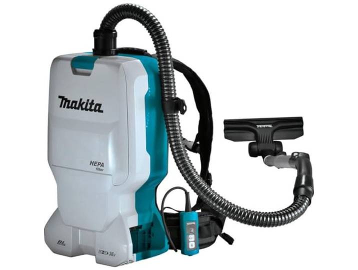 Makita DVC660Z Twin 18V (36V) Li-ion LXT borstelloze rugzakstofzuiger - batterijen en oplader niet inbegrepen