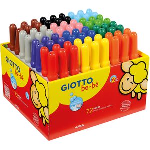 GIOTTO-Fila Filzstifte be-bè Schoolpack, F525300, Strichbreite 5mm, auswaschbar, 72 Stück