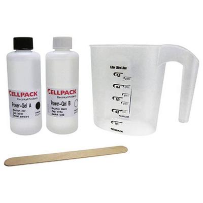 CellPack 335121 POWER GEL/1000ml 2-Komponenten-Gel auf Silikonbasis zum Vergießen von Abzweig- und Anschlussdosen Transparent 1 St.