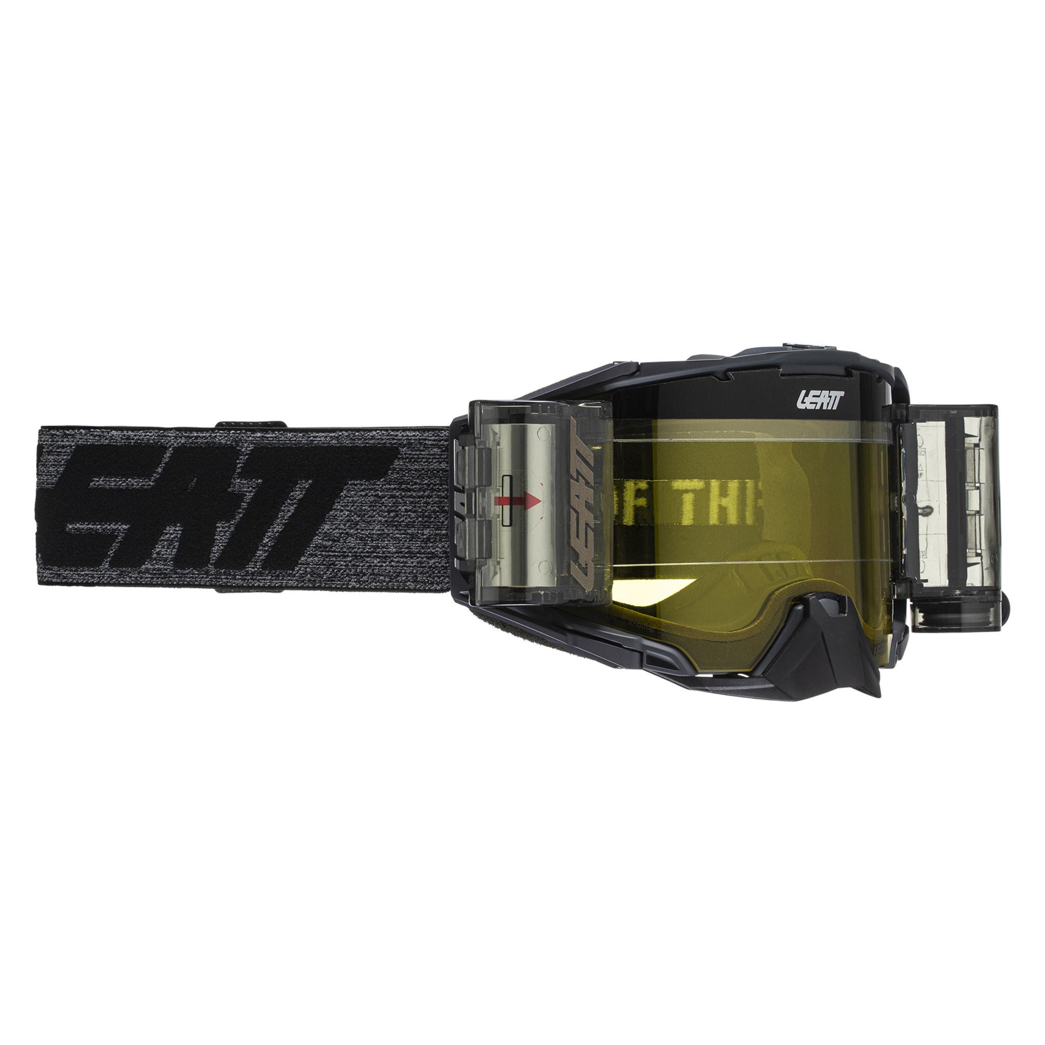 Leatt Brille Velocity 6.5 Roll-Off (Dunkelgrau, Yellow) (8021700540)