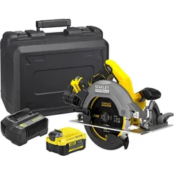 Stanley, Handkreissäge, FatMax V20 Akku-Handkreissäge SFMCS550M2K (18V, 4.0Ah, bürstenlos, werkzeuglose Schnitttiefe