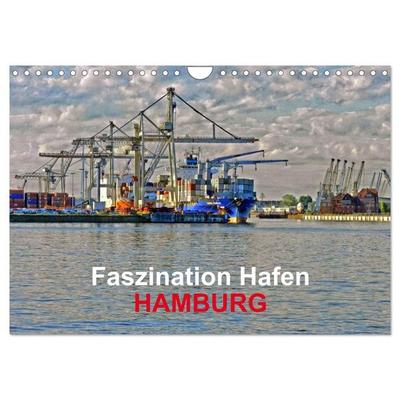Faszination Hafen - Hamburg (Wandkalender 2027 DIN A4 quer), CALVENDO Monatskalender