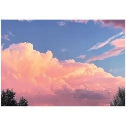 FOTOTAPETE Kinderzimmer Mädchen Wolken Himmel Kindertapete 400x280