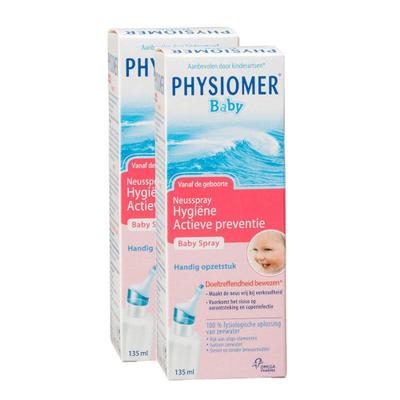 2x Physiomer Iso Baby Spray ok Nlfren 2x135 ml Nasenspray