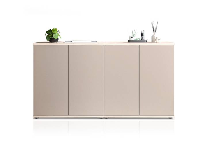 OSLO Sideboard, Material Dekorspanplatte, Eichefarbig/basalt matt