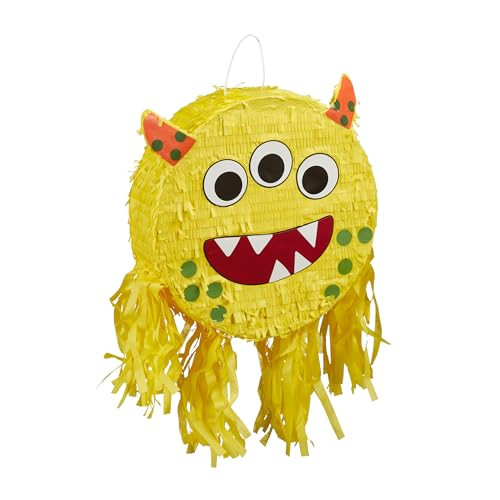 Relaxdays Monster Pinata, Kleurrijk, voor Kinderfeestjes