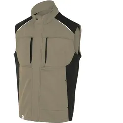 Weste "ACTIVIQ" - XXL - khaki/Schwarz