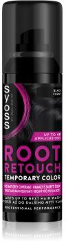 Syoss Root Retoucher coloração para cobrir as raízes em spray tom Black 120 ml. Root Retoucher