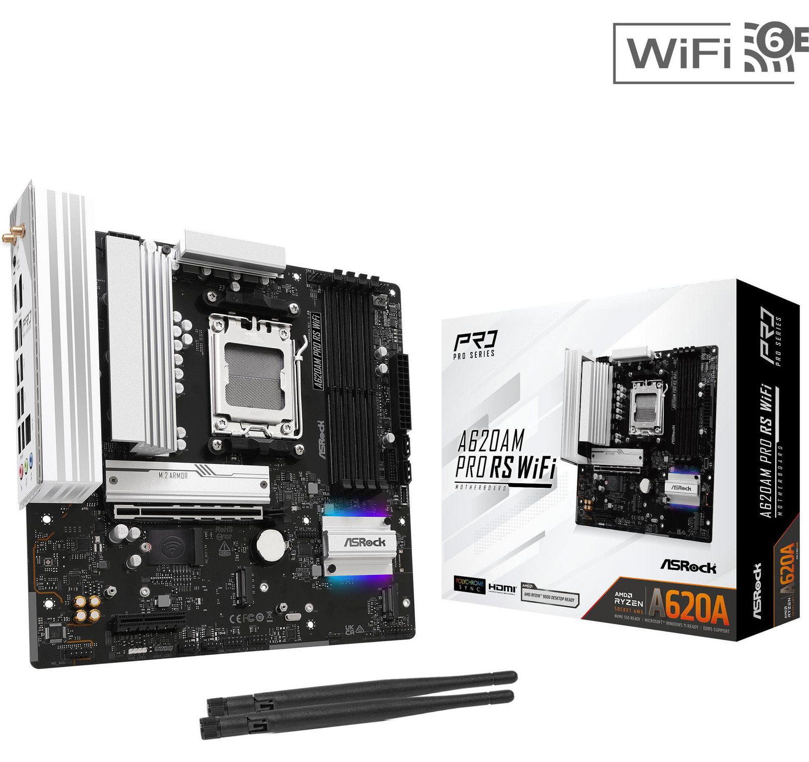 Asrock A620AM PRO RS WIFI Motherboard