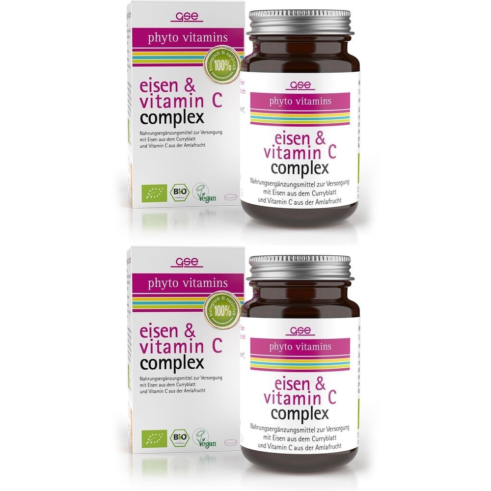 GSE Eisen & Vitamin C Complex Bio Tabletten 2x 2x60 St