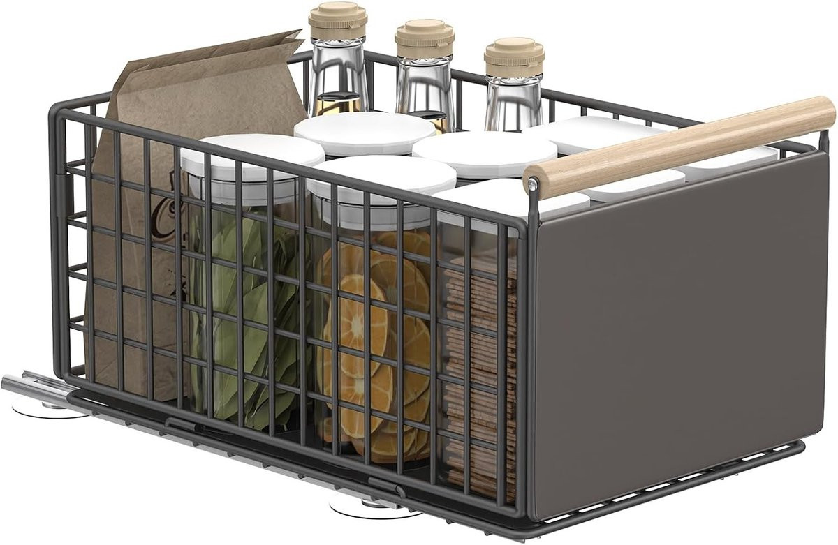 Zelfklevende lade-organizer voor de keuken, badkamer of werkkamer voor keukengerei en accessoires