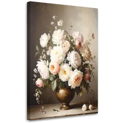 LEINWANDBILD Blumen 20x30cm
