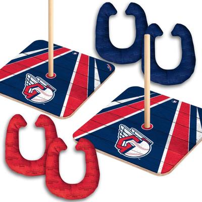 Skip's Garage Cleveland Guardians MLB Horseshoe Bag Toss Game
