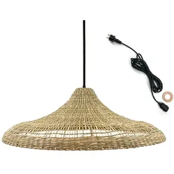 Lumisky FREYA GROSS D70CM 5M Netzanschluss Seegras Beige