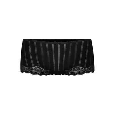 Slip CALIDA "Slip Panty Etude Toujours Low Cut 1er Pack", Damen, Gr. 44-46, schwarz, Obermaterial: 95% Baumwolle CO. 5% Elasthan EL., Unterhosen Slip