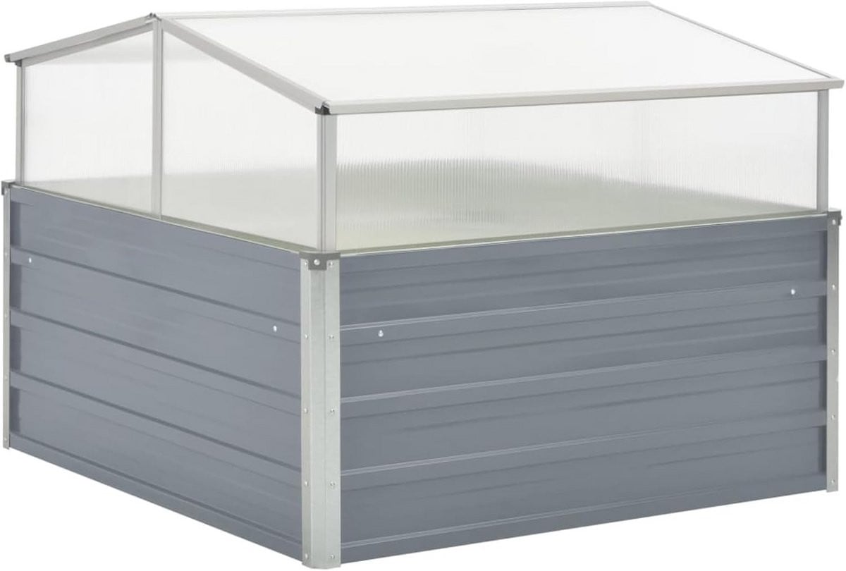 Kweekkas voor buiten - Tafelmodel plantenhuis - B/D/H: 100 x 100 x 85 cm