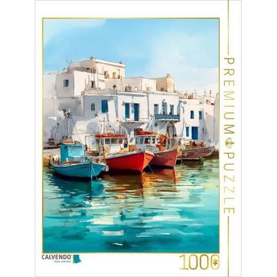 CALVENDO Puzzle Naoussa, Paros, Griechenland | 1000 Teile Lege-Größe 64 × 48 cm Foto-Puzzle für glückliche Stunden
