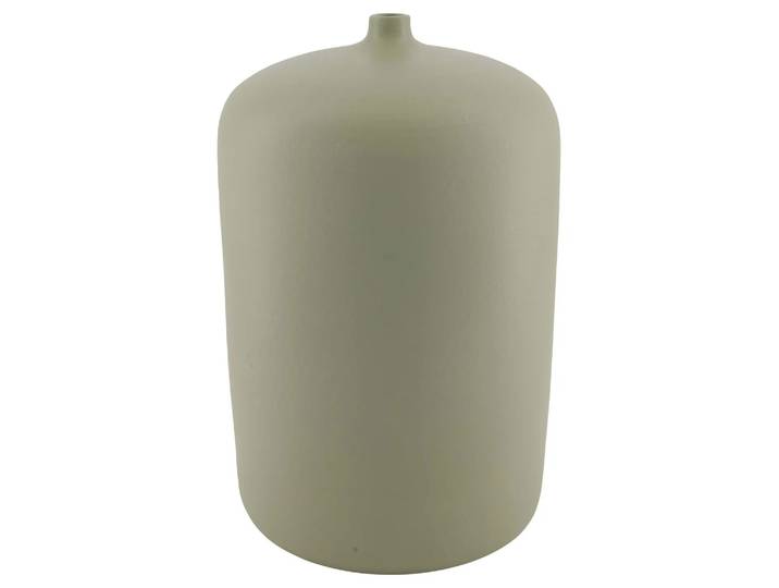 Vase Flasche Terracotta, Grau Decofinder